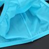 Men Sexy Thong Low-rise U-Convex Solid Color Briefs Elastic Waistband Slim Fit Solid