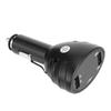 3 in 1 Car Cigarette Lighter 12/24V Dual USB Charger Digital LED Thermometer Voltmeter Monitor Car Volt Meter Current Meter