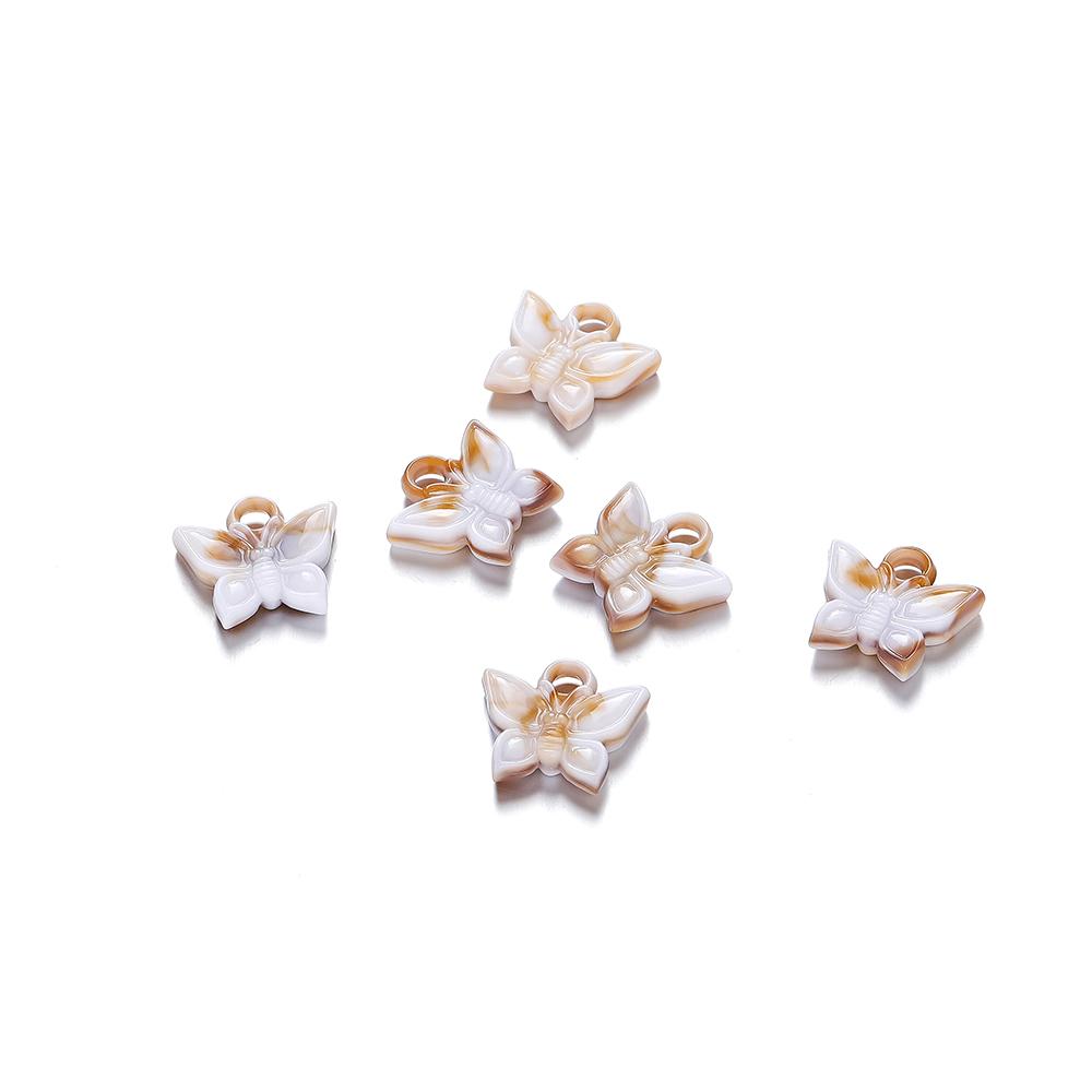 10/20Pcs/Lot Mix Acrylic Shell Conch Starfish Charm Pendants for DIY Women Earring Bracelet Necklace Jewelry Making Accessories