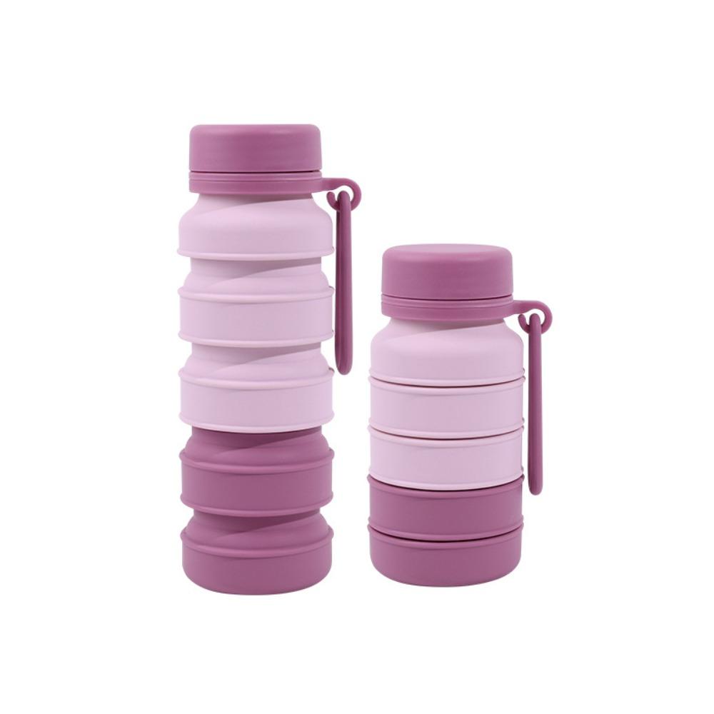 Portable Foldable Silicone Water Bottle Reuseable Collapsible Water Cups  Camping