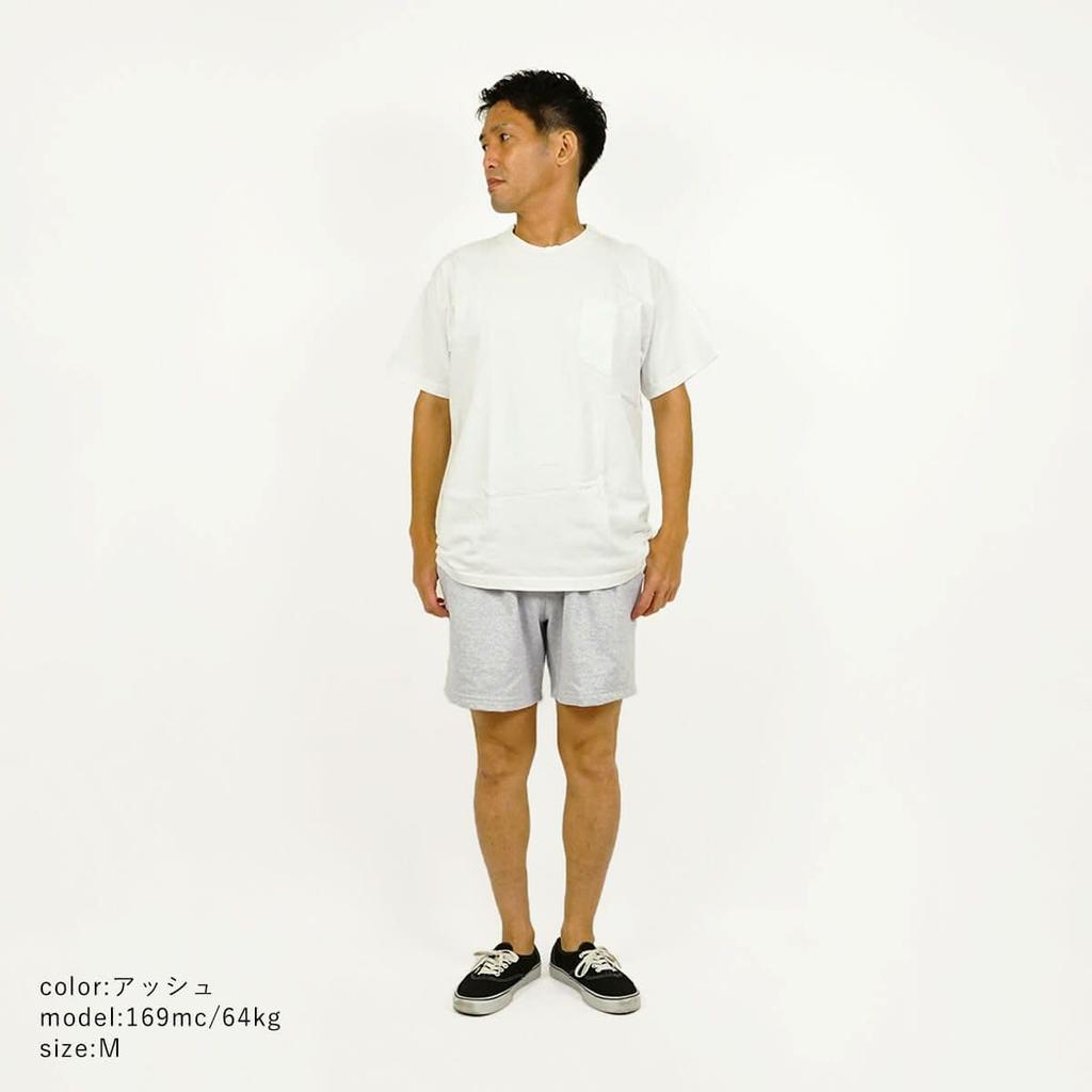 Angeles HF02 14oz Heavy Fleece Sweat M [Los Apparel] Shorts, Black,