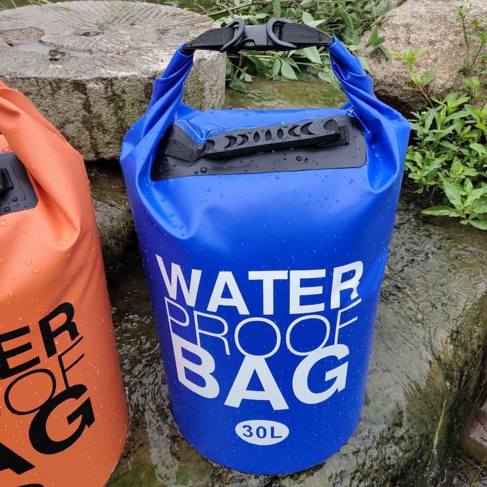 Waterproof PVC Mesh Backpack: Ocean Kayaking Dry Bag with Random Pattern