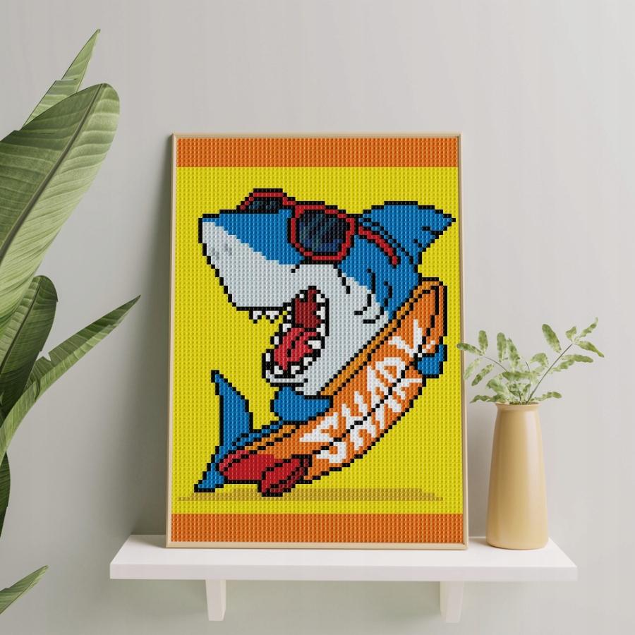 Diamond Painting Frame for Children Diamond Painting Mosaic 20x30 Cm Oh Art!