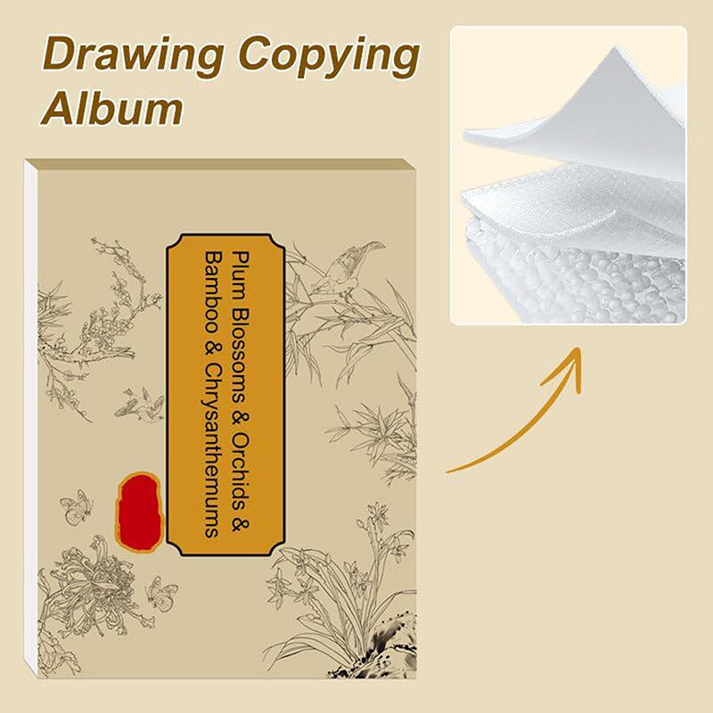 Pittura Cinese Disegno Bianco Album da Copia Stile Carta per Calligrafia Cinese Libro Per Pratica di Scrittura per Principianti