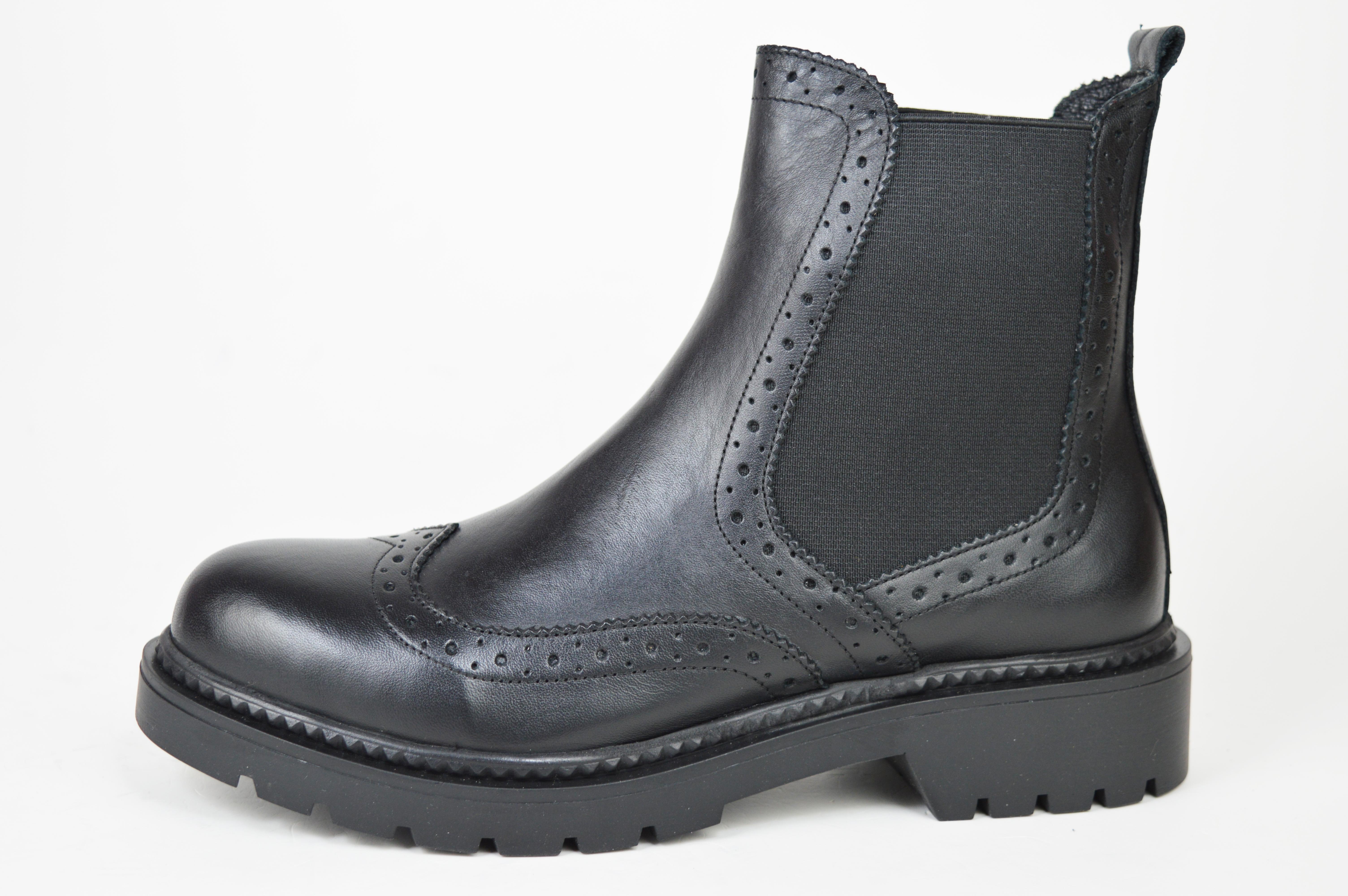 

Черевики челсі Donna Style 251 39 Чорні шкіра 37 чорний