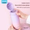 Dilable Gradient Pink Insulated Straw Tumbler
