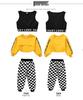 Costume Trendy da Ballo di Strada per Ragazze – Outfit Crop Top Jazz & Hip Hop