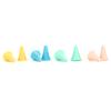 100Pcs Needle Protectors 2 Sizes Practical Colorful Silicone Knitting Needle Caps for Weaving