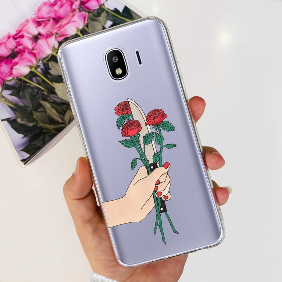 For Samsung Galaxy J4 2018 Case SM-J400F Luxury Clear Silicone Soft TPU Phone Case For Samsung J4 Plus J4+ J415F Back Cover Capa