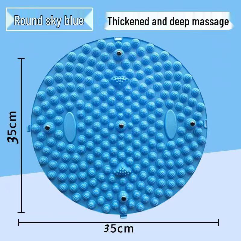 Plantar Massage Acupressure Foot Pad - Soft Silicone Meridian Board for Adults