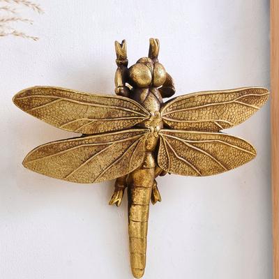 Goldene Libelle Bienenkäfer Harz Wanddekoration Haus Innen Insekten Wandbild Ornamente Kinderzimmer Wandzubehör Artikel