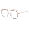 Blue Light Blocking Glasses Women Men With Metal Frame Polished Finish For Office And Casual Wear