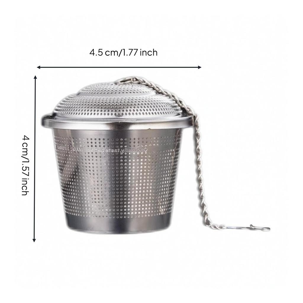 Loose Leaf Tea Infuser Reusable with Chain Food-Safe for Kitchen