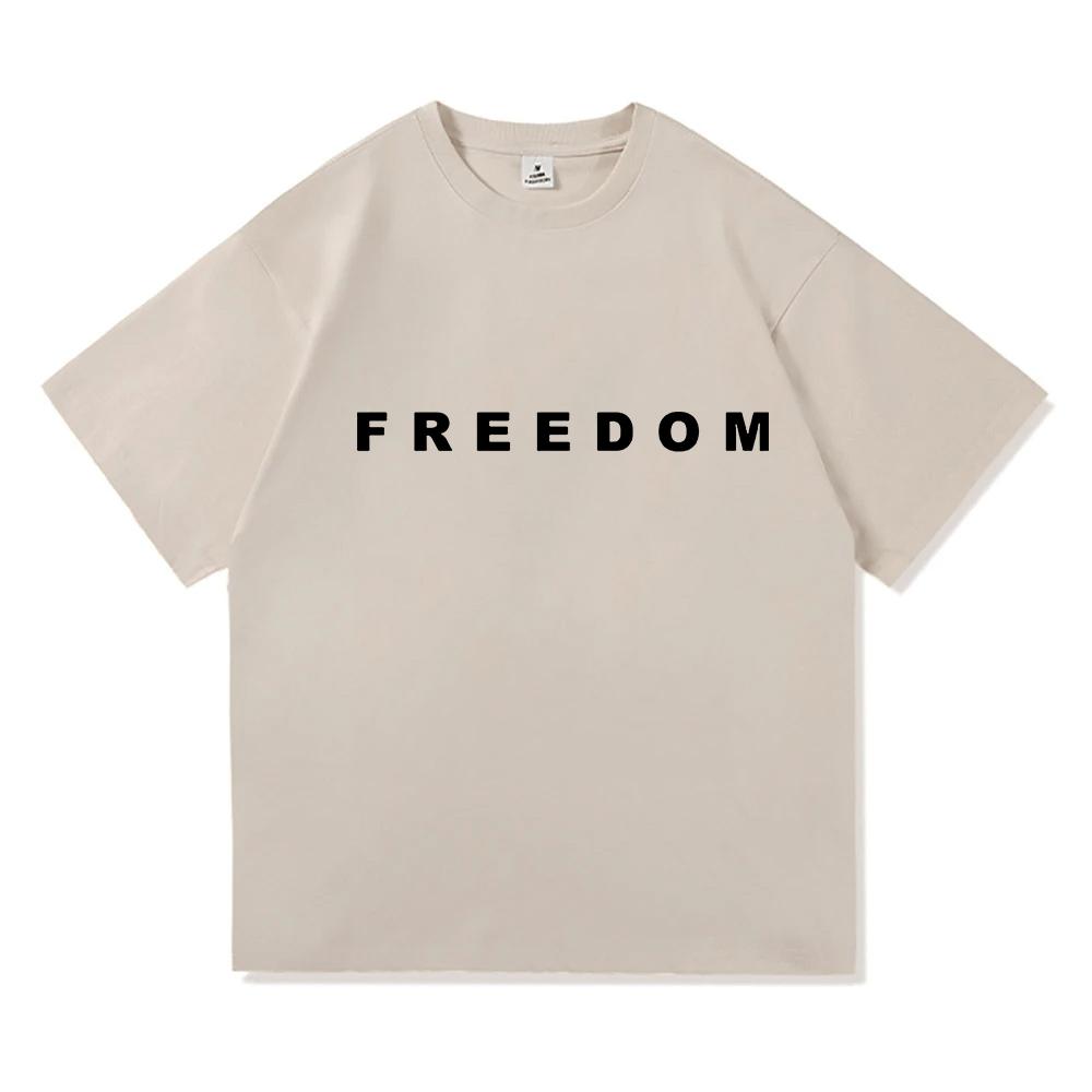 Freedom Charlie Kirk Tshirt Cotton Loose Casual FemaleMale Tshirts Unisex Streetwear America American Fashion Women T Shirts