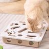Cat Scratch Maze Toy Interactive Felt Maze Nail File Self-Play Maze Box with 3