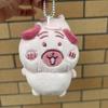 Japanese Nagano No Kuma Joke Bear Pink Pug Cotton Doll Anime Plush Toy Keychain Bag Pendant  Cute Doll Girls Kawaii Gift