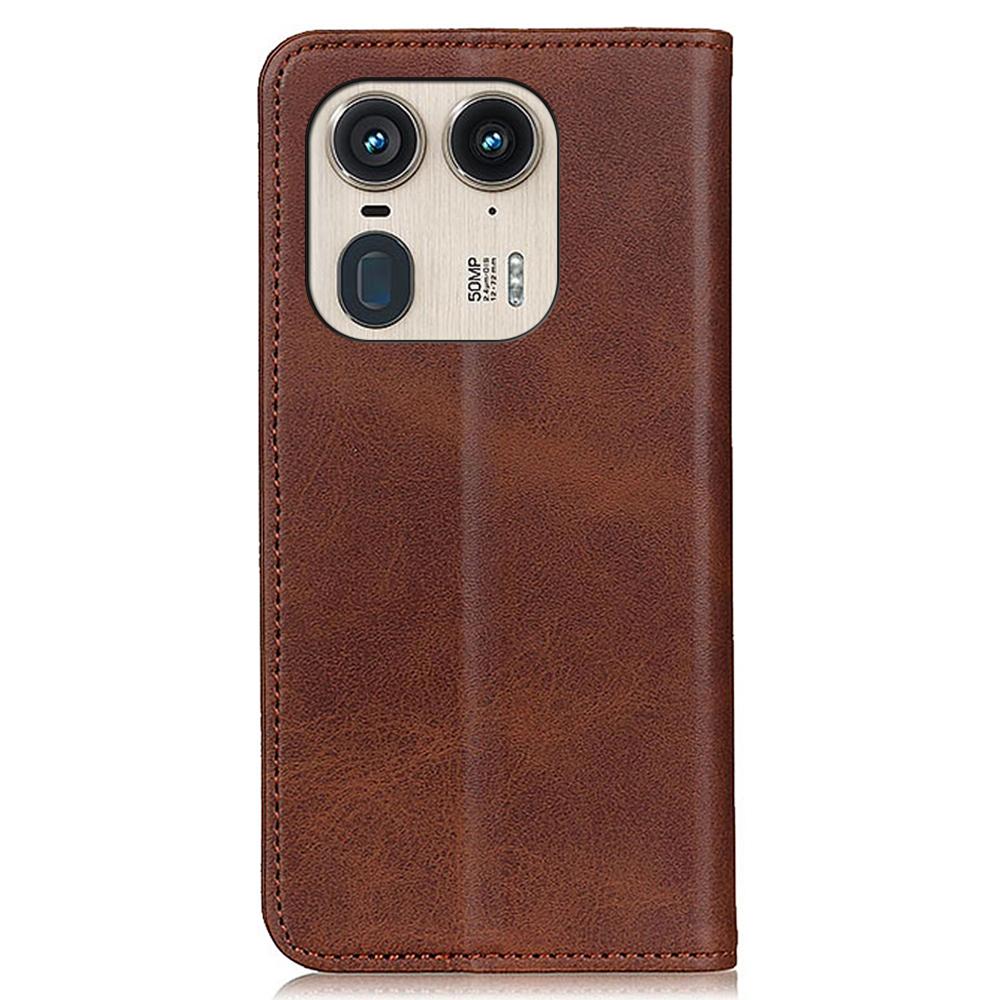 For Motorola Edge 50 Ultra 5G/Moto X50 Ultra 5G Wallet Case Split Leather Magnetic Closing Phone Cover