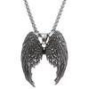 Personalized Retro Angel Wings Men's Titanium Steel Pendant Necklace