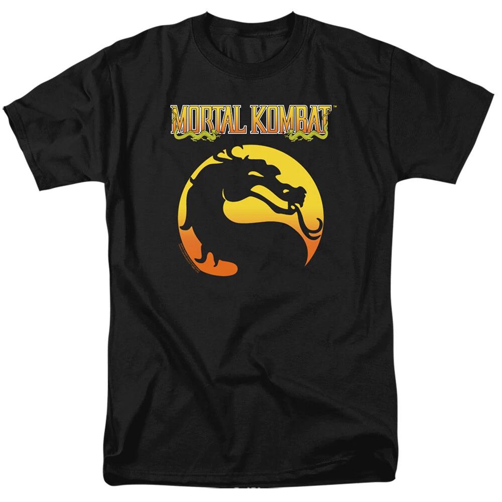 Mortal Kombat Dragon Logo T-Shirt Classic S-5XL Officially Licensed Men s Tee 2XL