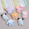 10 Pcs New Kawaii Cartoon Cute Plaid Skirt Series Resin Scrapbook Diy Jewelry Gift Hairpin Accessories A141