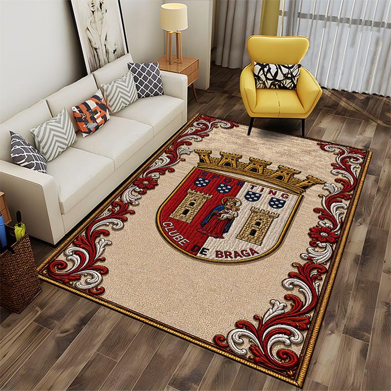 Sporting Clube De Braga Logo Suitable As a Non-slip Mat for the Living Room or Bedroom Sofa