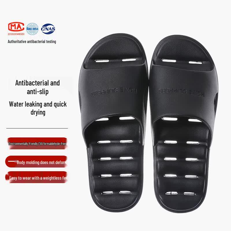 Guoluofei Quick-Dry Anti-Slip Bathroom Slippers 43-44