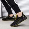 Chaussures pour hommes tissées volantes nouvelles de printemps et d'automne, respirantes et confortables, chaussures de course, chaussures de sport pour étudiants, chaussures tendance décontractées