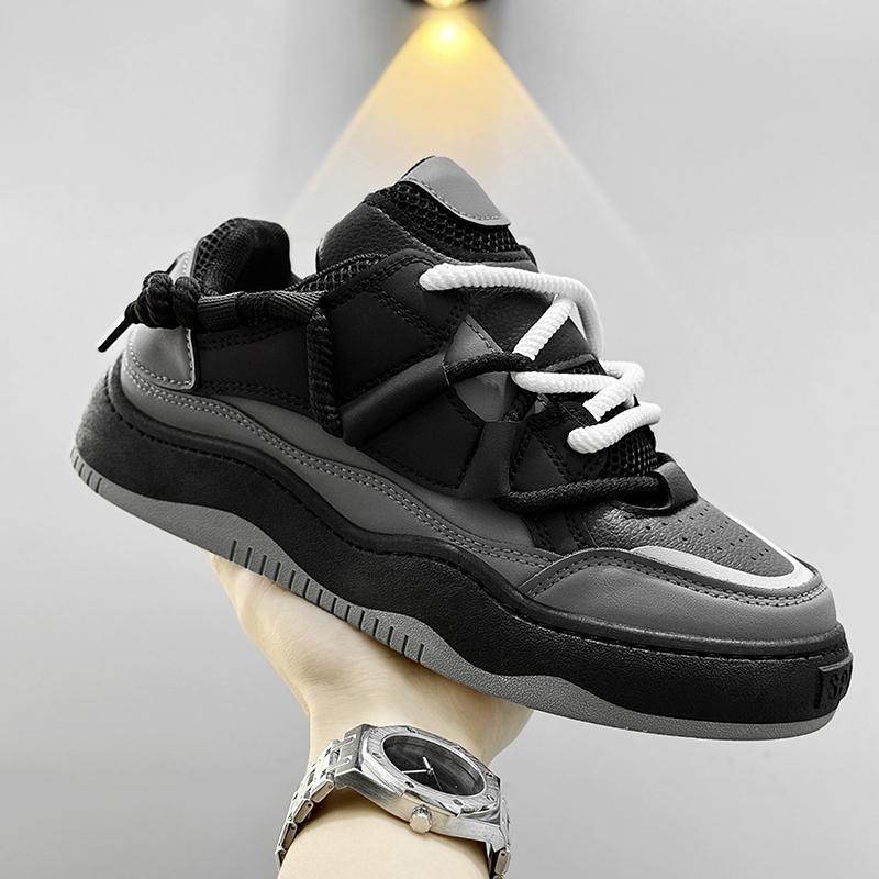 New Shoes for Men Chunky Vulcanized Punk Shoes Sneakers Men Good Quality Street Style Sport Running New Tenis Masculino Rubber