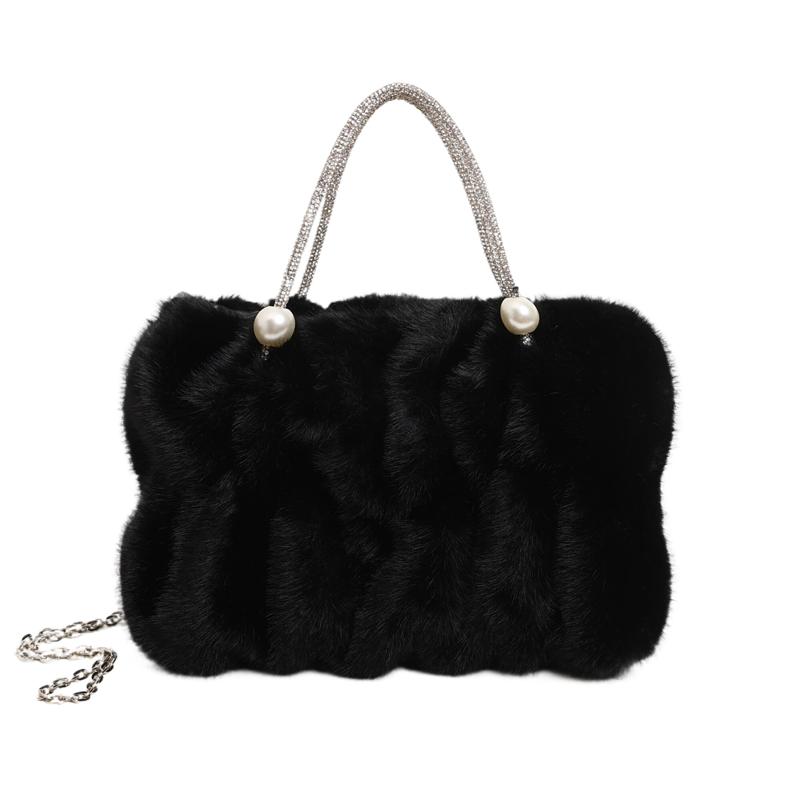 

Velvet Crossbody Bag For Socialite Single Shoulder Bag Items Mao Yun Shaped Fashion Luxury And Lamp
