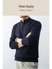 Men's Thickened Plus Velvet Zipper Pullover Knitwear - Autumn/Winter Casual Fashion Long Sleeve