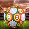 1 pz Bandiere Brasiliana e Portoghese Pallone da Calcio Calcio Taglia 5 Pallone da Calcetto Indoor alla Moda Colorato Gioco per il Cortile - Ottimo Regalo per gli Appassionati di Sport