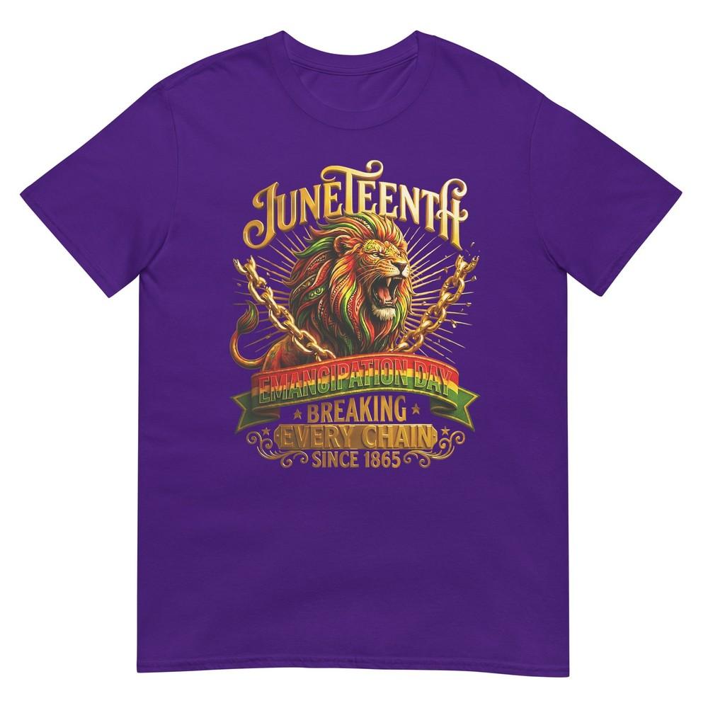 Juneteenth Breaking Every Chain Since 1865 Black Freedom Unisex Tshirt