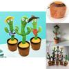 Dancing Cactus Toy With Singing And Dancing Interactive Plush Plant
