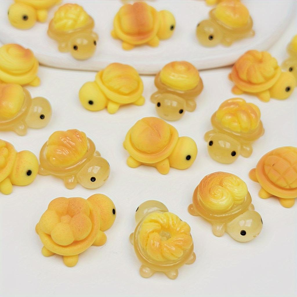 10 adorable and exquisite bread turtles, lucky turtle pendants, glowing turtle jewelry making and decoration accessories, DIY de
