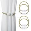 Magnetic Curtain Tiebacks, 4 Pieces, for Home, Hotel, Window Decoration
