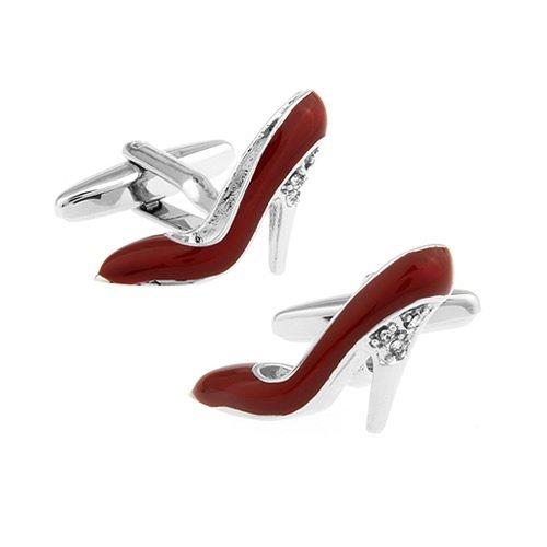 Red high heel cufflinks cufflinks cufflinks n01593