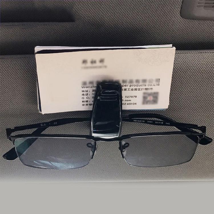 Black Glasses Holder for Car Sun Visor for Seat Backs Sunroofs Car Accessori