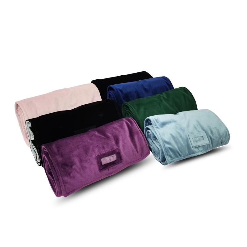 High Quality Colored Velvet Jewelry Storage Bag Ring Earrings Necklace Travel Storage Bag Plus Long Roll Bag Jewelry Storage Bag