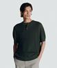 Danielkeulemyu 26Ss Washable Linen Blend Henley Neck Knit Green