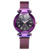 Reloj Mujer Women's Fashion Starry Sky Watches For Women Dress Magnet Buckle Mesh Belt Quartz Watch Zegarek Damski