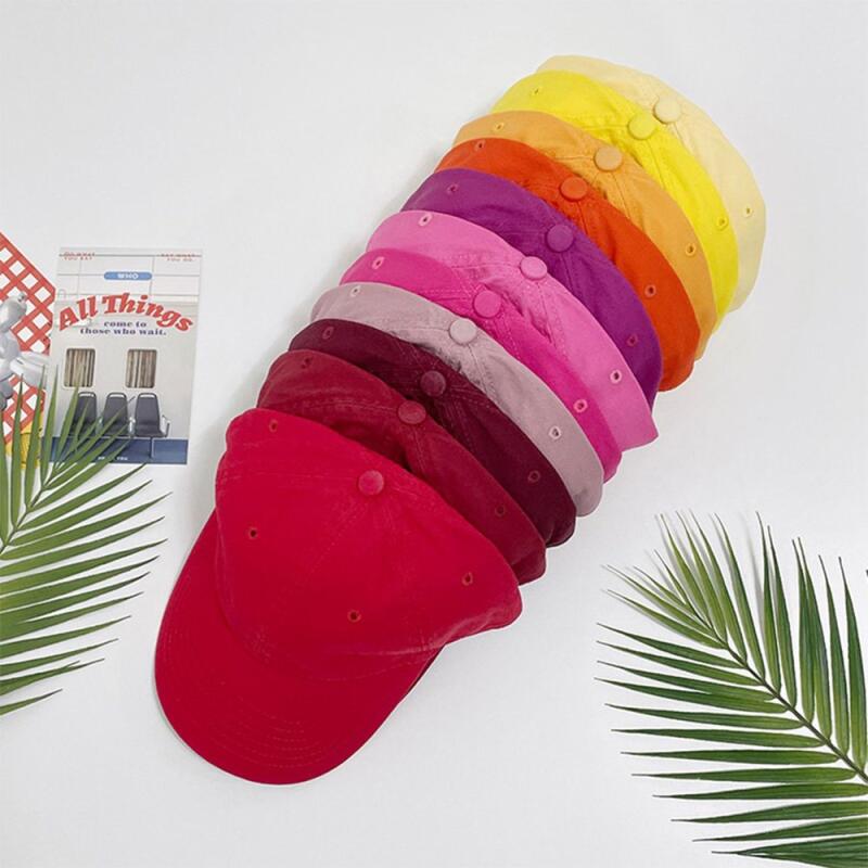 Women s 39-Color Rainbow Pastel Ball Cap C5576_Wine