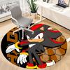 1pc Shadow Sonic Office Round Area Rug, Under Office Chairs Bedroom Living Room Home Decor a1022348