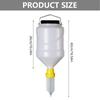 3L Large Capacity Hanging Sauce Dispenser Refillable Sauce Storage Bottle Suitable for Ketchup Salad Sauce Storaging
