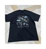 Korean Line Japanese Trend Xuefeng Outdoor Casual Cotton Round Neck Printed Short-sleeved T-shirt Couple Style