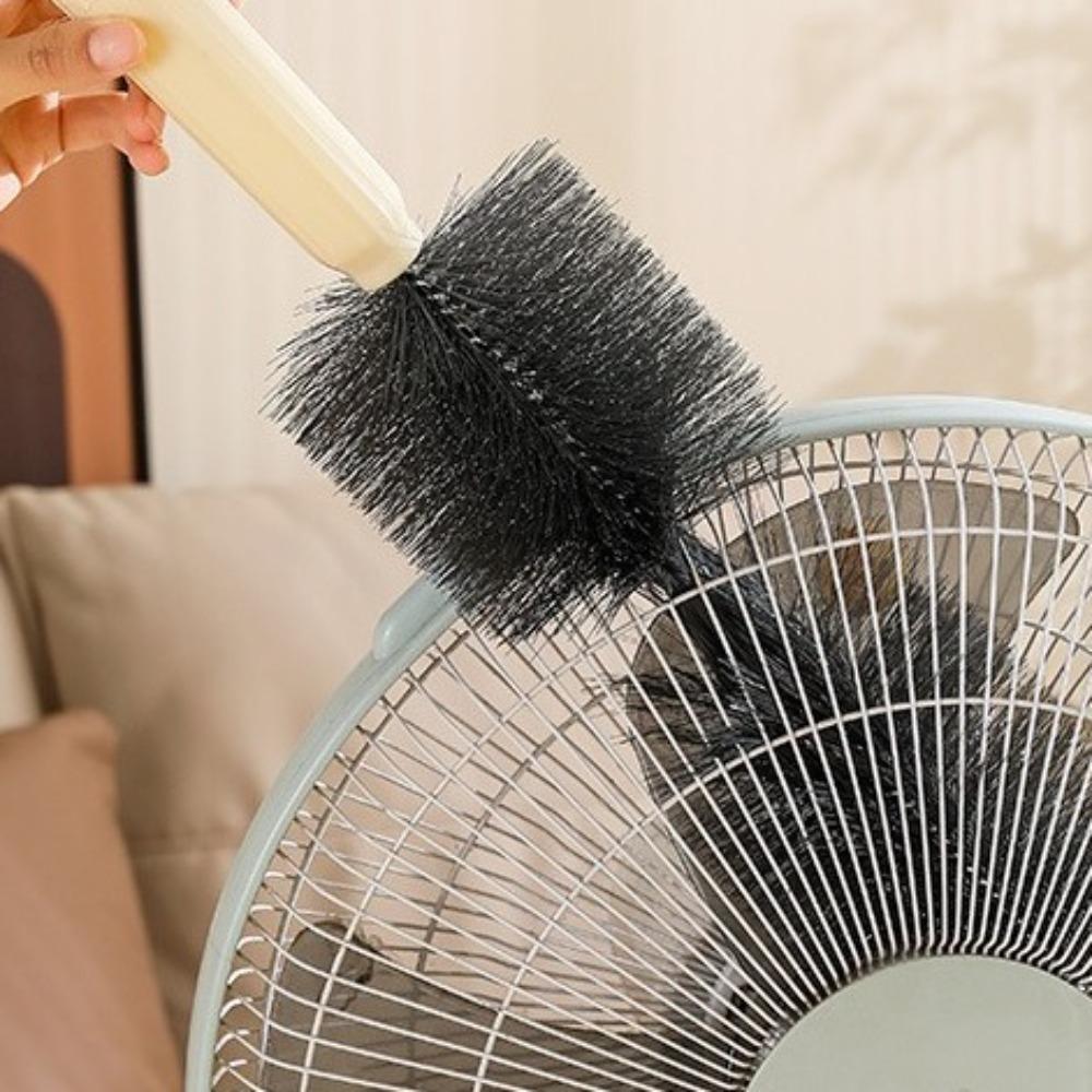 Thickened Bristle Fan Dust Removal Brush with Hang Rope Air Conditioner Brush  Office