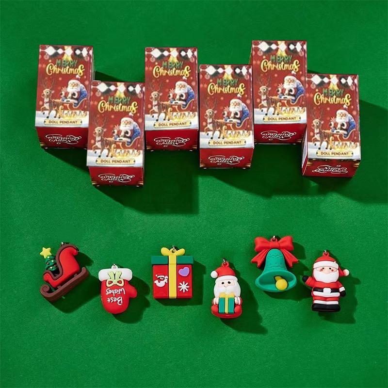 24Pcs Christmas Themed Party Key Ring Gift Pack Surprise Box Suitable As Christmas Gift Party Gift Best For Christmas