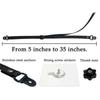 Durable 2 Pack Adjustable TV Safety Straps No-Drill Adhesive Furniture Anchors Anti-Tip Furniture Anti-Tip Straps Furniture