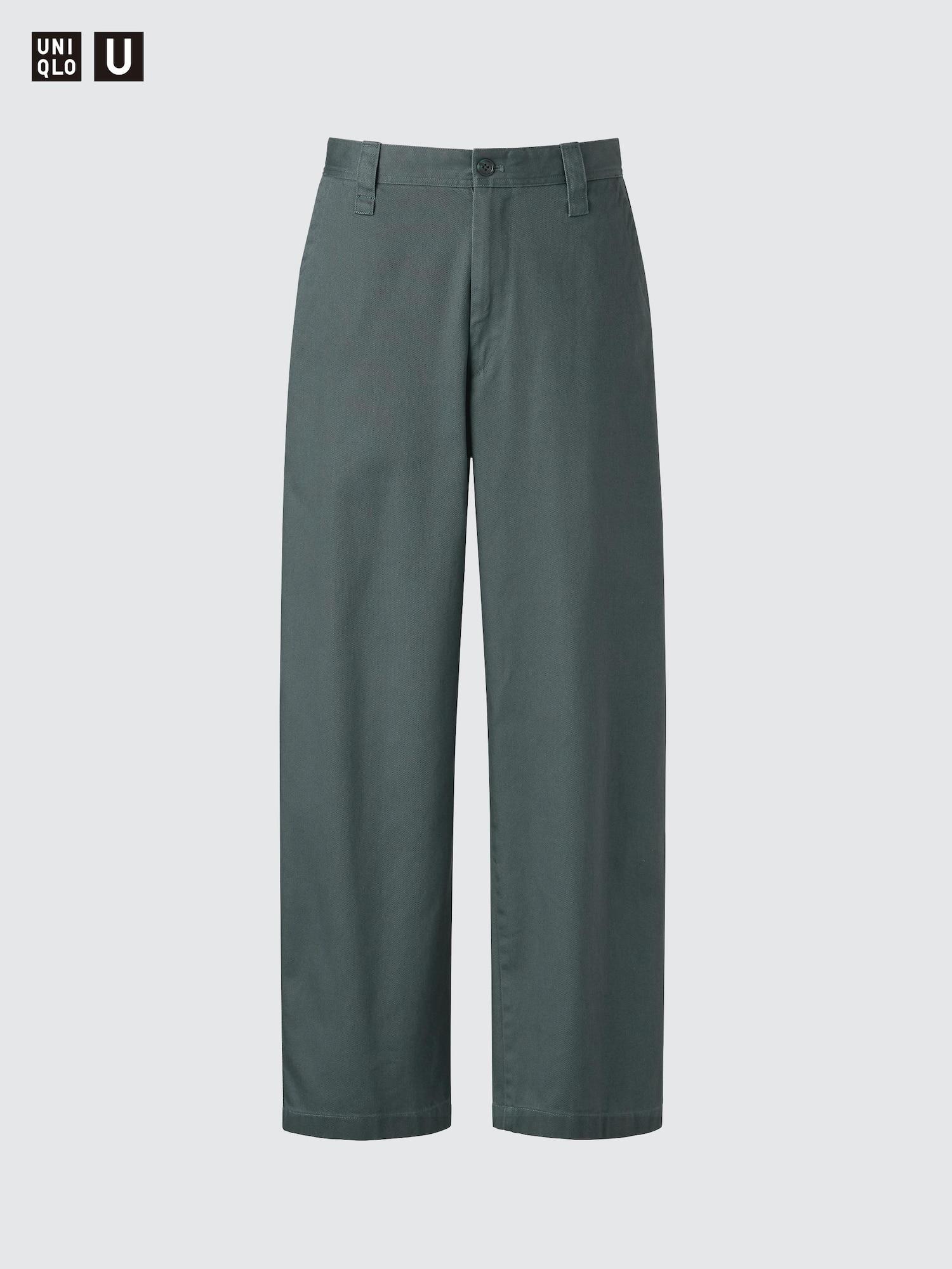 

Широкие брюки-чинос Uniqlo 68 BLUE/MEN 105