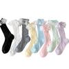 Women's Spring and Summer Thin Lace Lace Medium Tube Boneless Cotton Socks