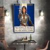 Santa Giovanna d'Arco di John Everett Millais Riproduzione Poster Tela Olio Dipinto Vintage Opera d'Arte Immagini Arte Murale Arredamento Casa